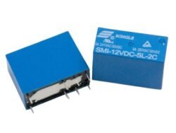 SONGLE Relay SMI-12VDC-SL-2C 5A 250VAC/30VDC 8-Pins 2-NO 2-NC Blue