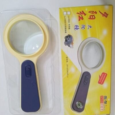 LJ-008 Magnifying Glass 60mm Diameter With White Light Source Hand Held Magnifying Glass With LED Jewelry Magnifier Repair Tool Sets - Image 3