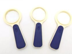LJ-008 Magnifying Glass 60mm Diameter With White Light Source Hand Held Magnifying Glass With LED Jewelry Magnifier Repair Tool Sets
