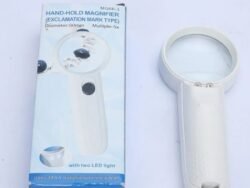 50mm Diameter Handheld Magnifier Glass MG6B-3 5X With 2 LED Flashlight For Jewelry Repair Tools Sets Reading Magnifying Glass