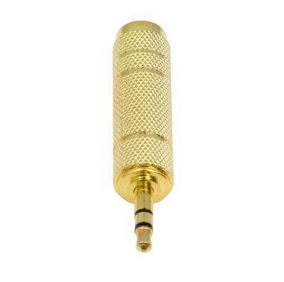 All-Metal 6.35mm 1/4'' 6.35 to 3.5mm Stereo Jack Headphone Adapter Convertor - Image 3