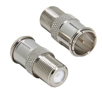 F-Type Male to F-Type Female Connector on Coax cables