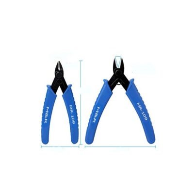M&R MR-109 Blue/Red Cutter Plier 5-inch Precision Diagonal Cutting Pliers - Image 2