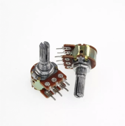 Dual Metal Potentiometer 100K Ohm 6-Pin - Image 2