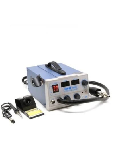 SMD Soldering Station Hot Air & Soldering Iron MR 852D+ - Image 2