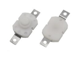 LED Flashlight ON-OFF Switch Push Button 12x15mm 2 Pin