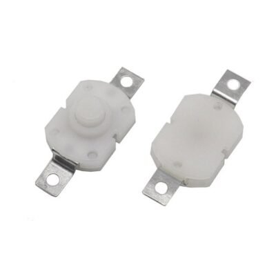 LED Flashlight ON-OFF Switch Push Button 12x15mm 2 Pin
