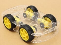 4WD Robot Car Chassis Kit with Speed Encoder Wheels 2 Floor