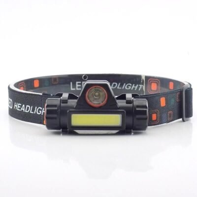 USB Rechargeable Headlamp Flashlight LED 2 Mode XPE & COB - Image 3