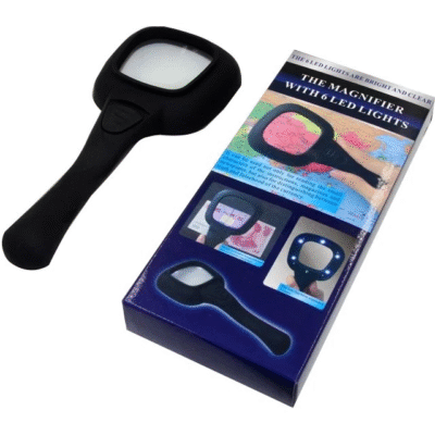 Light Handheld Magnifier Glass 6 LED - Image 3