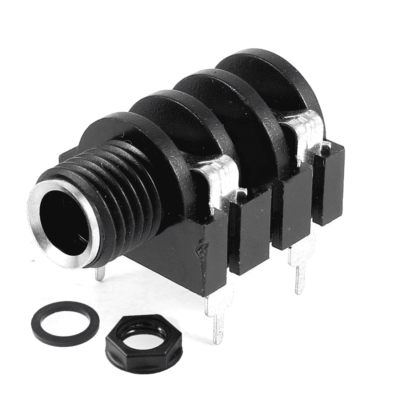 Female AUX Audio Jack Connector 4Pin TH 6.35mm - Image 2