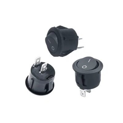 Round Rocker Switch ON/OFF 2Pin