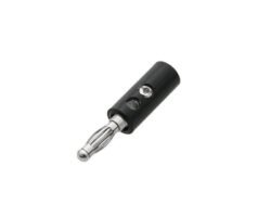 Banana Plug – Connector Male – 4mm – Black