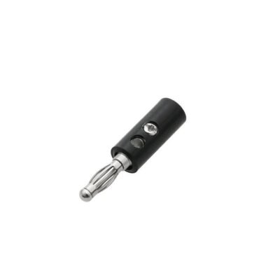 Banana Plug – Connector Male – 4mm – Black