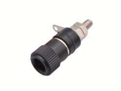 Banana Plug _4mm  Female _  black color
