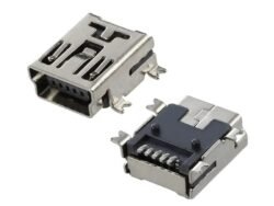 USB Mini Type B Female PCB SMD Connector 5Pin