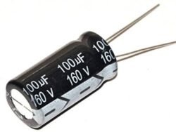 Capacitor 100uF 160V