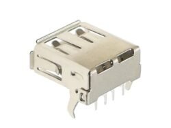 PCB Solder Female Type A USB Connector Right Angle 4 Pin USB-231-ARY