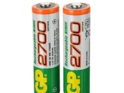 GP NI-MH Rechargeable Battery AA 2700mAH 1.2V (2PCS)