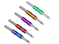 Mono Jack Male 6.35mm 2 Pole Audio Connector